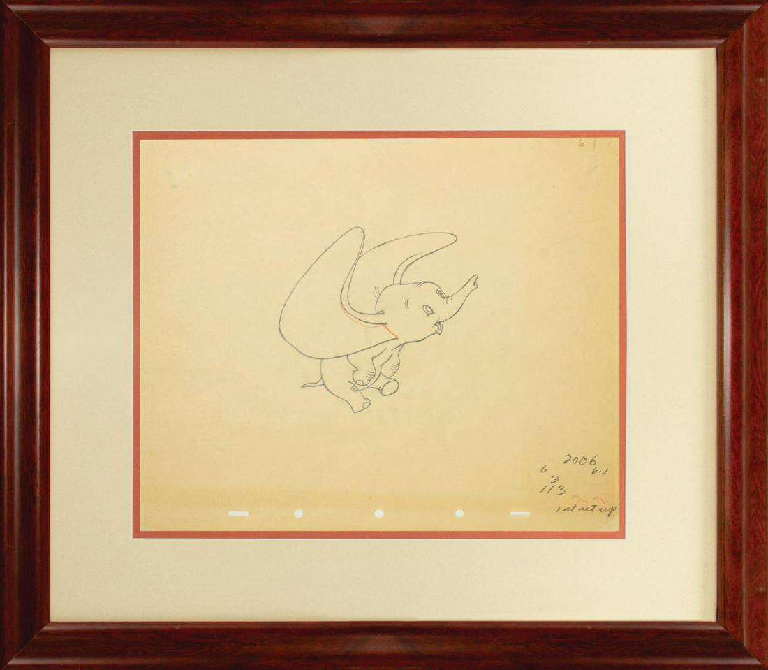 Dumbo Production Drawing. (1 of 2)