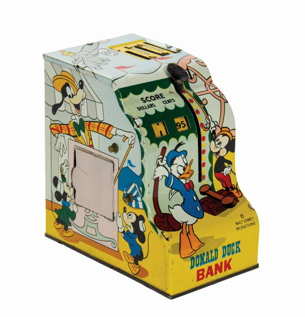 Donald Duck Cash Register Coin Bank. (1 of 4)