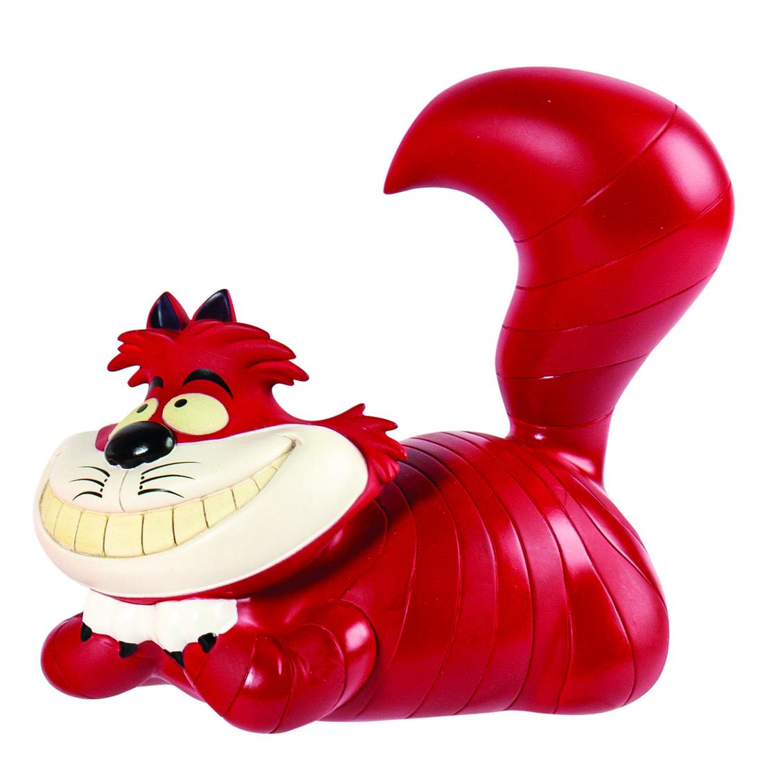Alice in Wonderland Cheshire Cat Red Halo Figure.: (Disney, 2009) A "Red Halo" Alice in Wonderland Cheshire Cat vinyl figure sculpted by Monster5 and manufactured by Span of Sunset. Paying tribute to the Los Angeles Angels baseball team, the figure fe