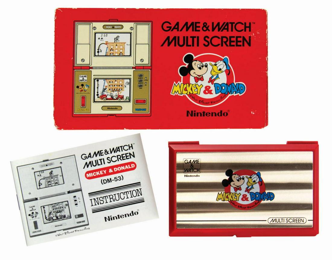 Nintendo Game & Watch Mickey & Donald Multi Screen.