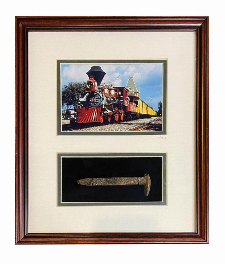 Disneyland Railroad Engine No. 1 Railroad Spike. (1 of 1)