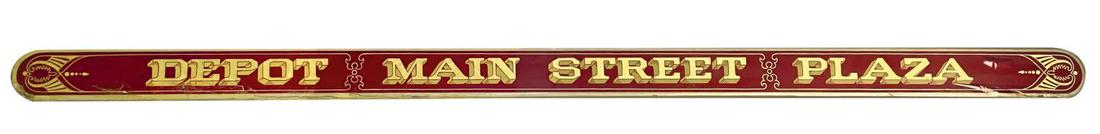 Main Street U.S.A. Trolley Sign. (1 of 1)