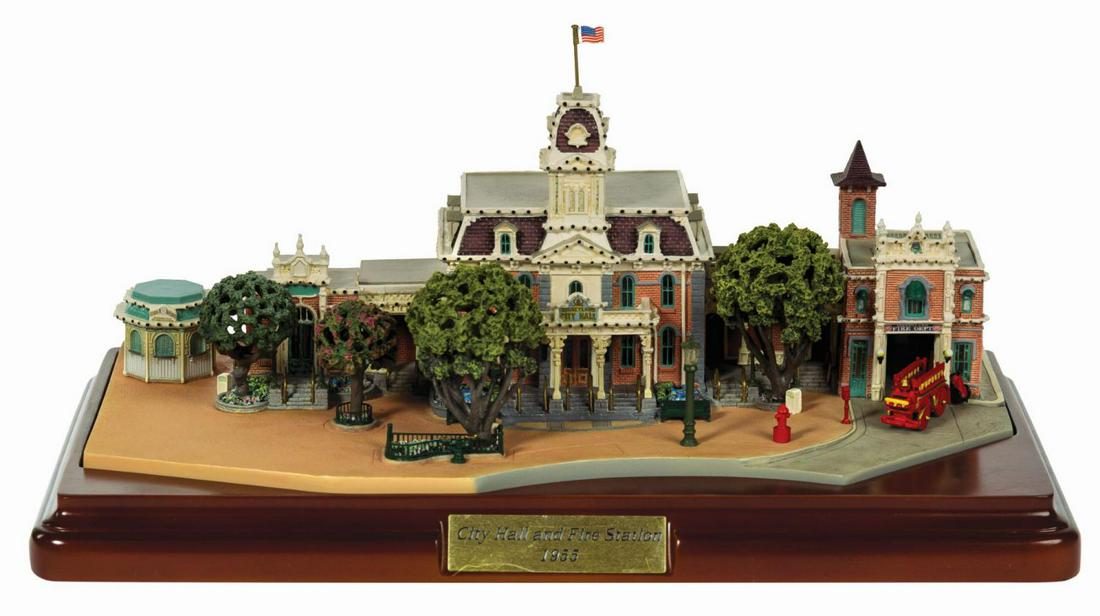 City Hall and Fire Station Model by Olszewski. (1 of 8)