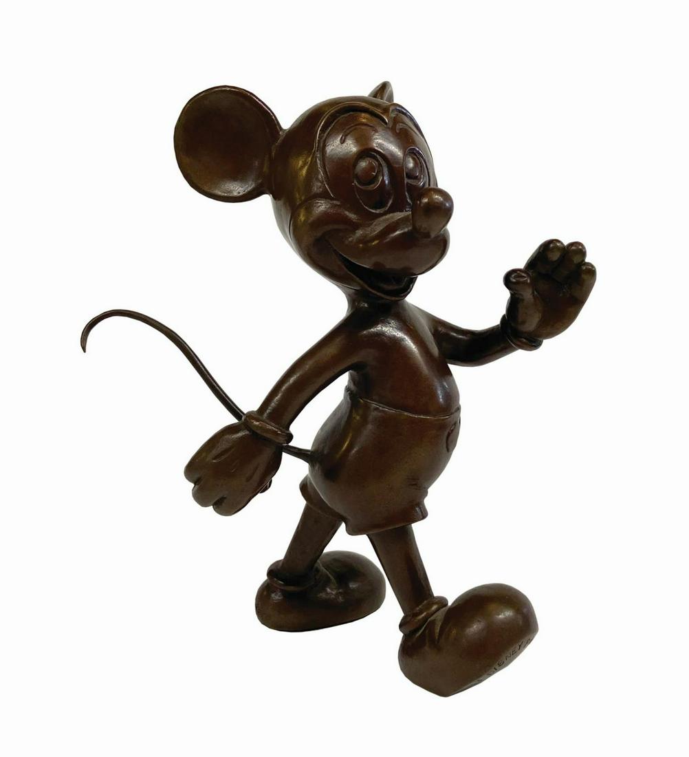Blaine Gibson Signed Bronze Mickey Statue. (1 of 2)
