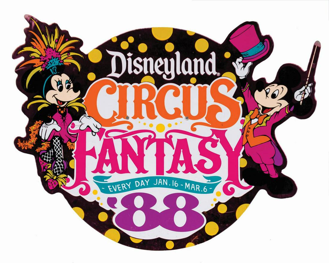 Circus Fantasy '88 Lamppost Sign. (1 of 1)