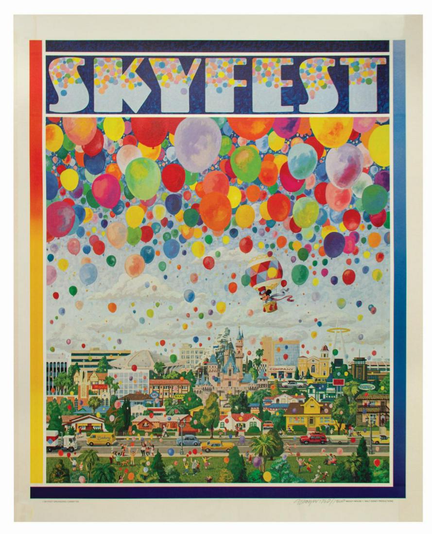 Skyfest Lithograph Signed by Charles Boyer. (1 of 1)