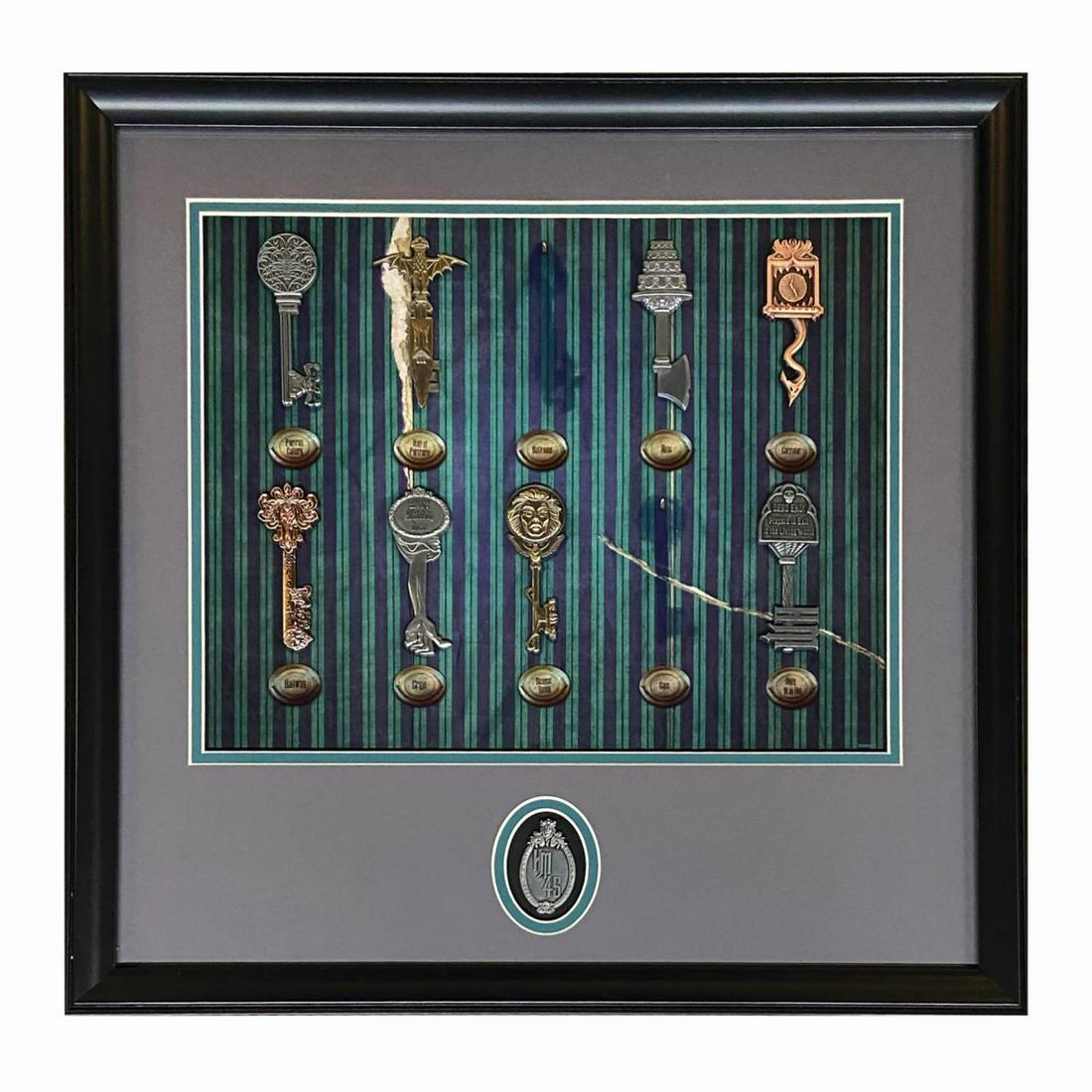 Haunted Mansion Skeleton Key Pin Set. (1 of 1)