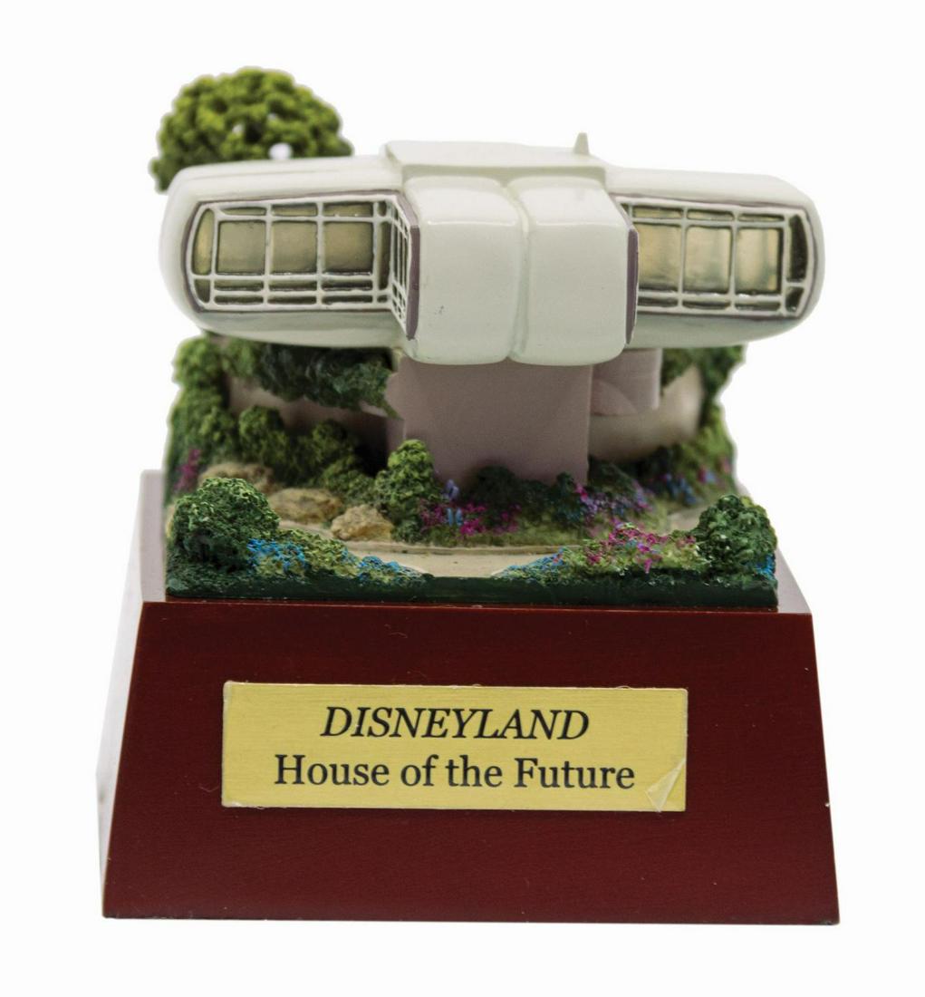 Olszewski Annual Passholder House of the Future Model.: (Disneyland, 2010) An exquisitely sculpted Annual Passholder edition model of Disneyland's Monsanto House of the Future by master miniaturist Robert Olszewski. Designed to showcase the possibilities o