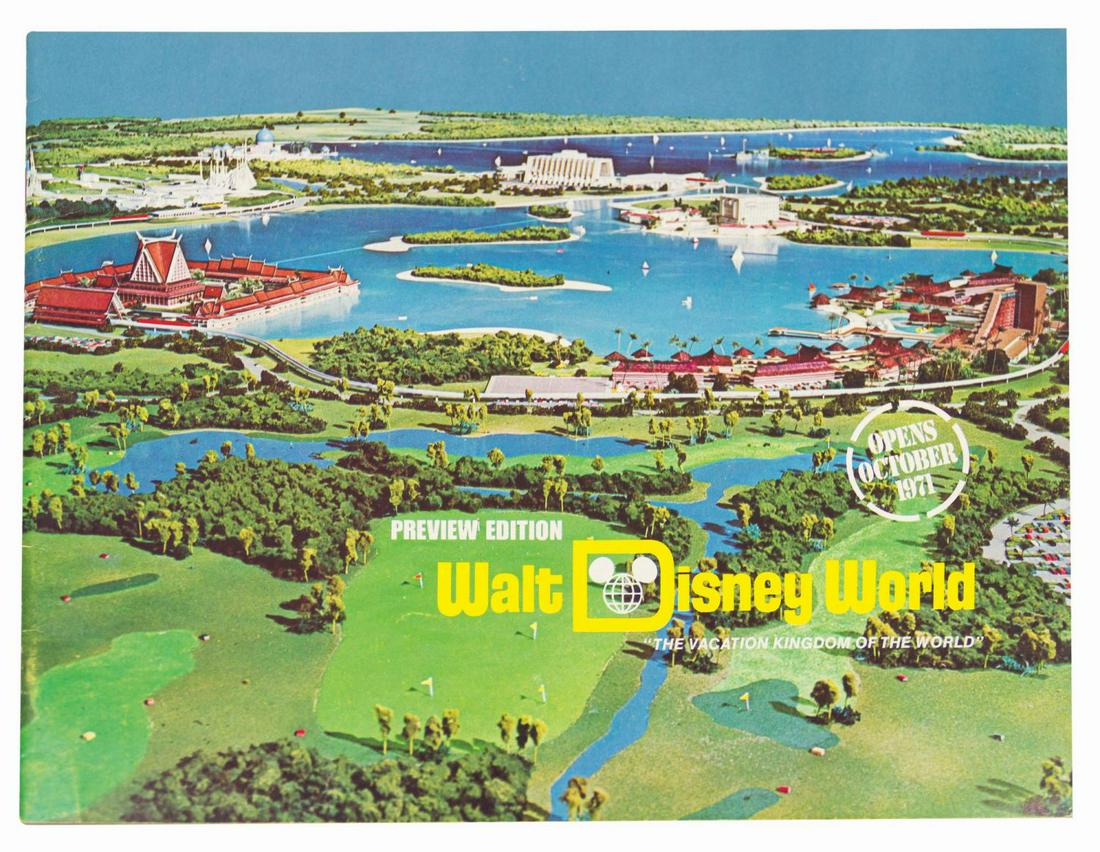 Walt Disney World Preview Edition Book. (1 of 2)