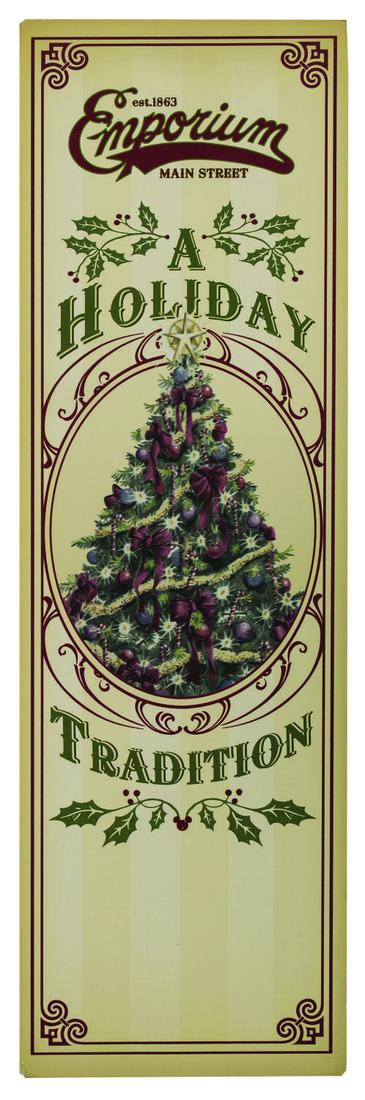 Main Street Emporium Holiday Sign. (1 of 1)
