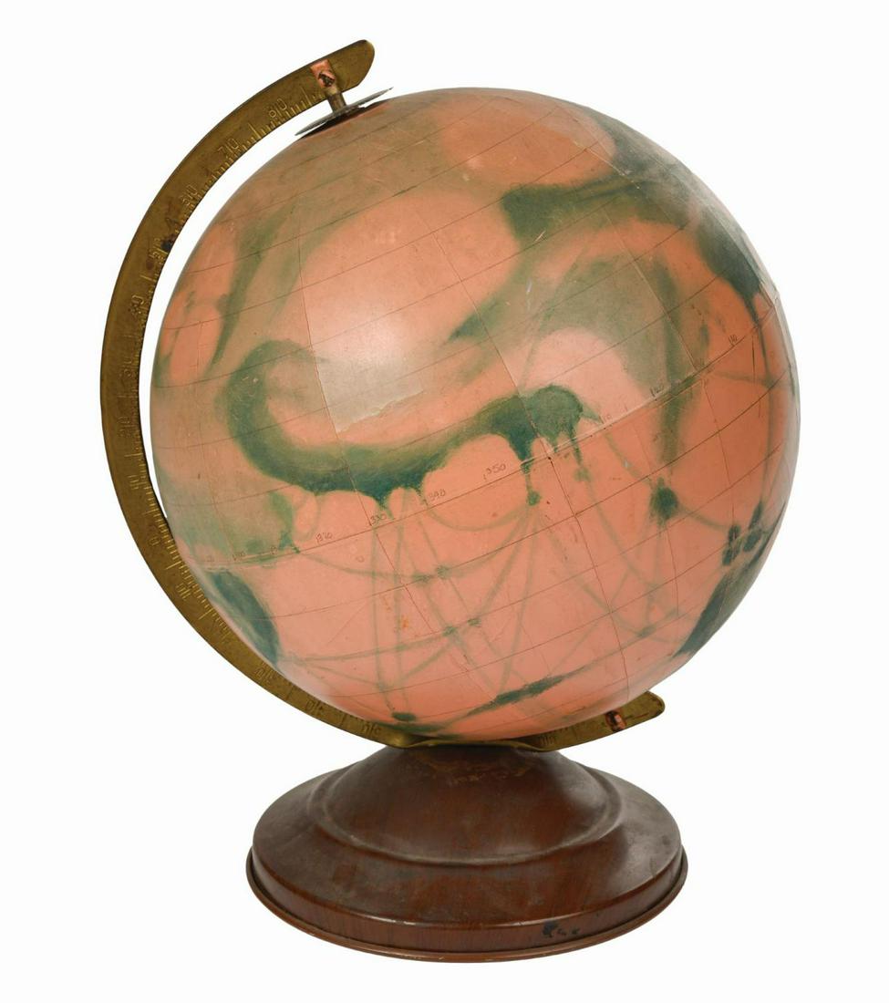 Disneyland Television Show "Mars and Beyond" Globe. (1 of 3)