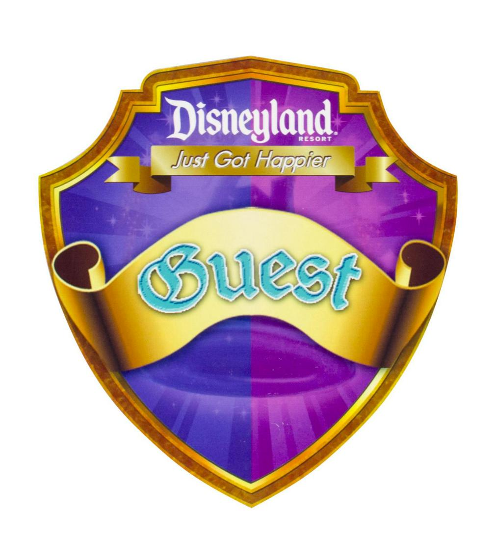 Disneyland Guest Shield Sign. (1 of 1)