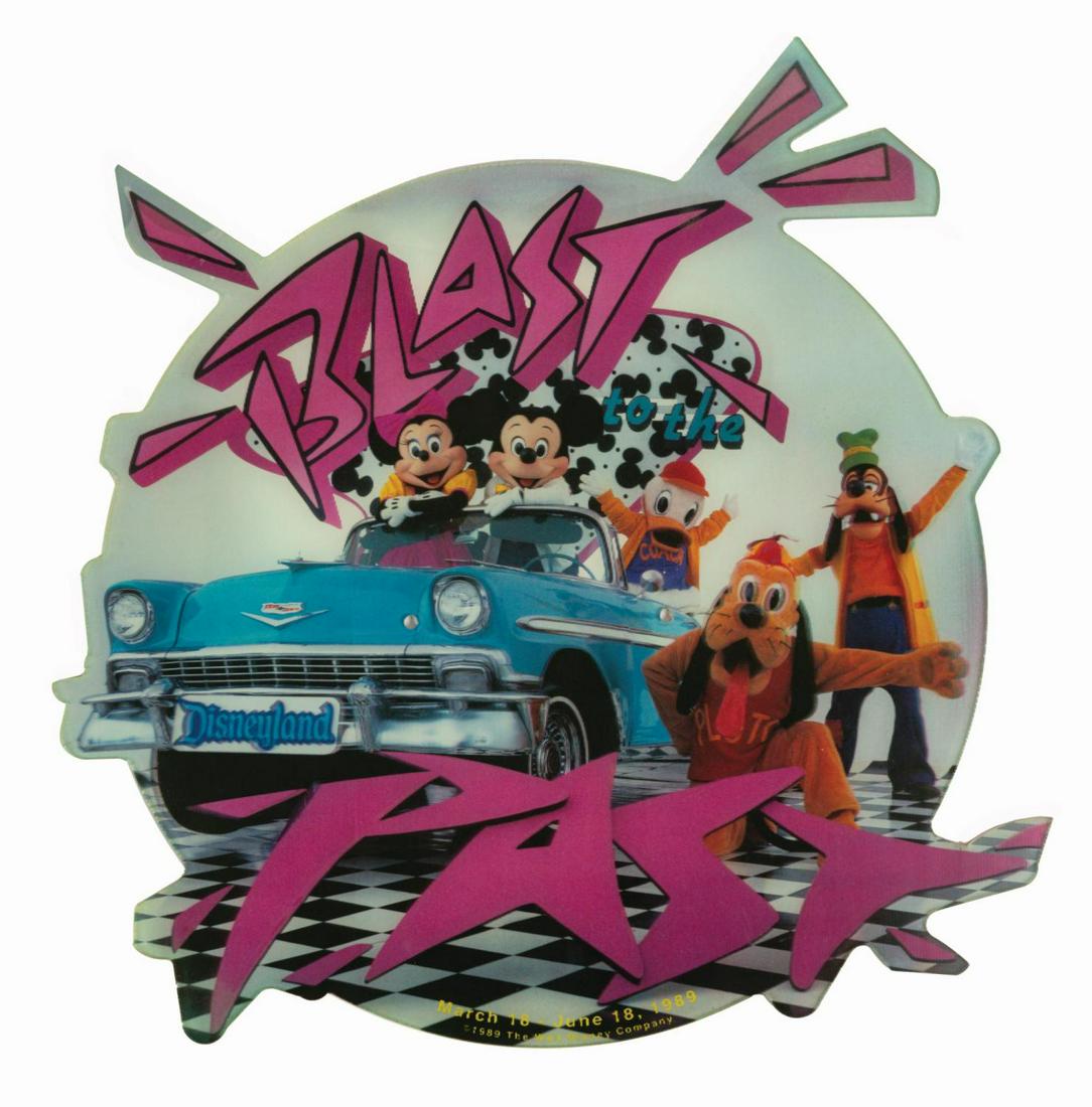 Blast to the Past Lamppost Sign. (1 of 1)