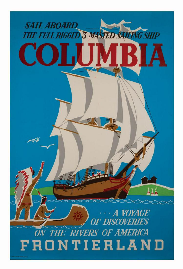 Sailing Ship Columbia Attraction Poster. (1 of 1)