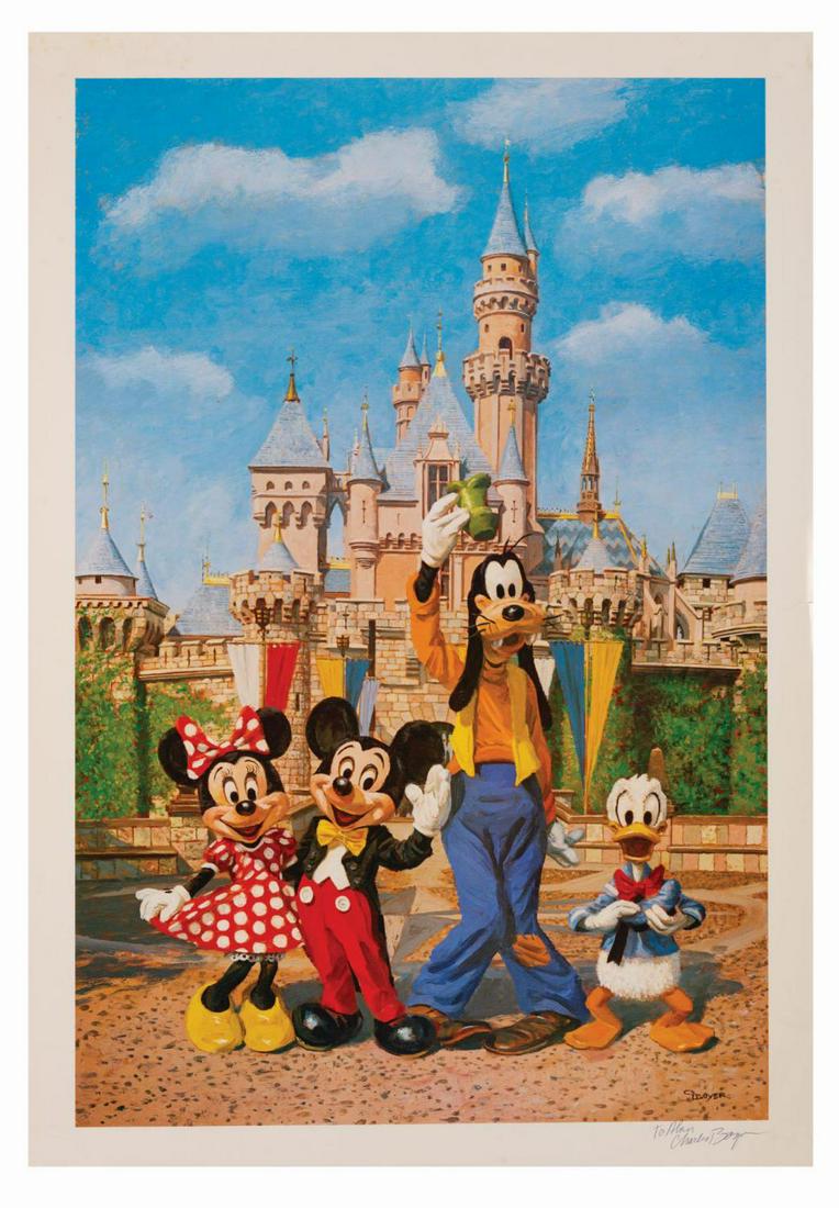 Signed Fab Four Print by Charles Boyer. (1 of 2)