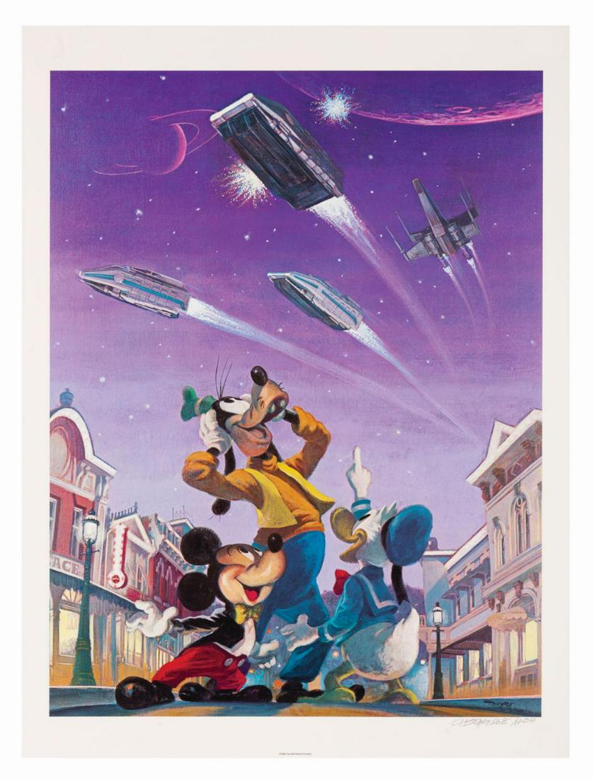 Charles Boyer Signed Star Tours Print. (1 of 2)