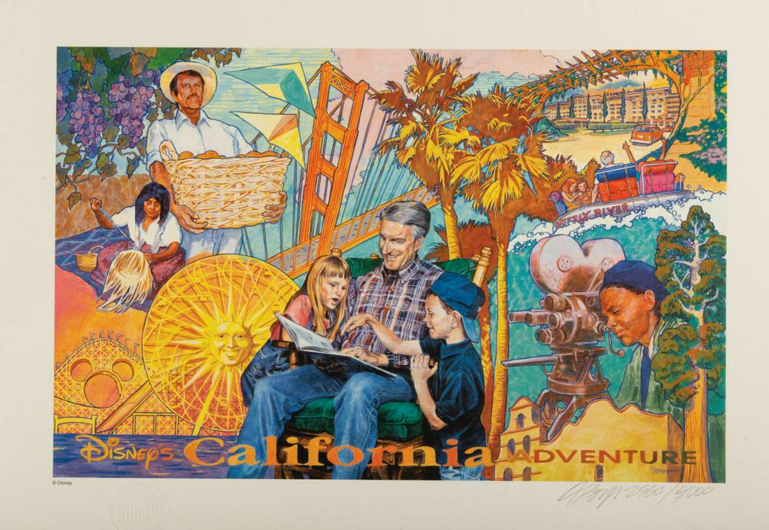 Charles Boyer Signed California Adventure Print. (1 of 1)