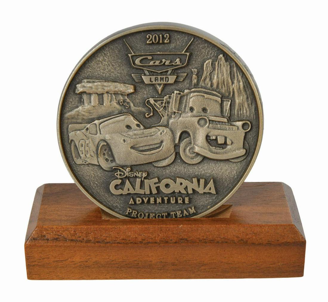 Cars Land Project Team Medallion. (1 of 2)