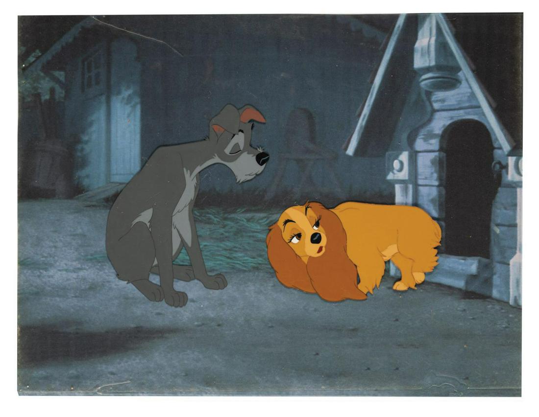 Lady and the Tramp Production Cel Set-Up. (1 of 4)