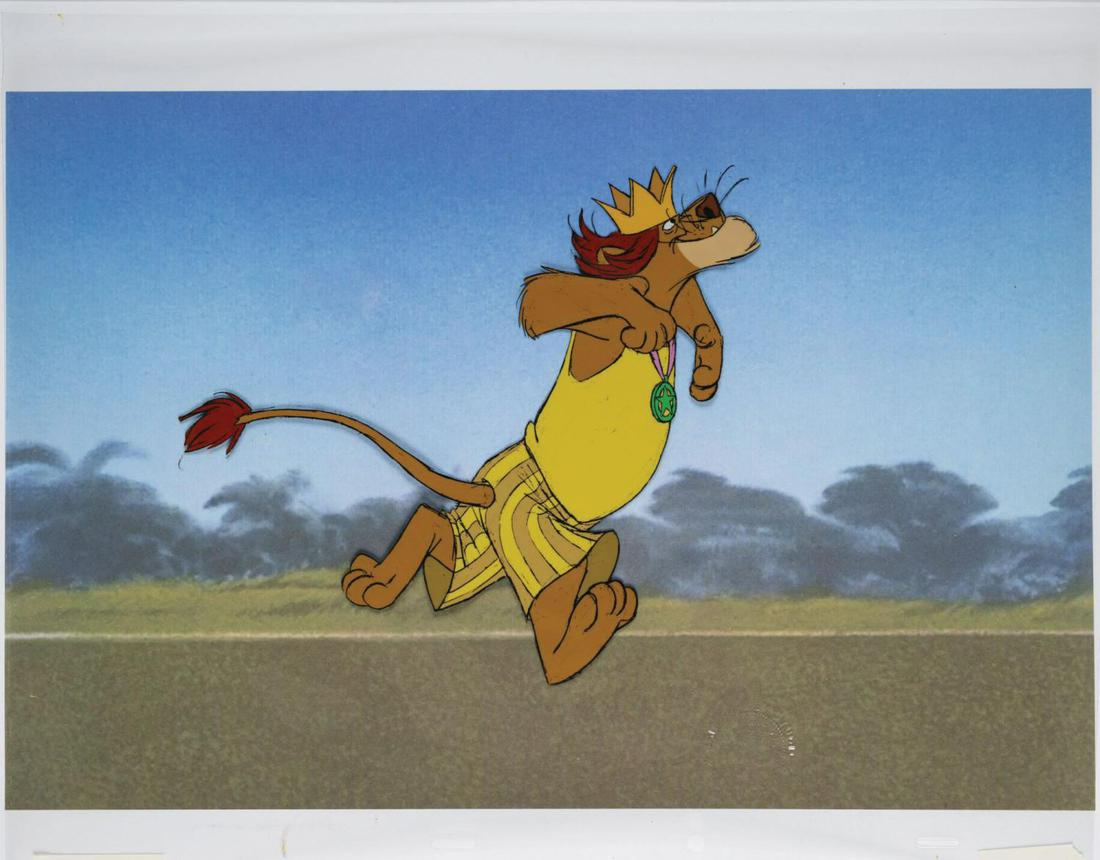 Bedknobs & Broomsticks Production Cel of King Leonidas. (1 of 2)