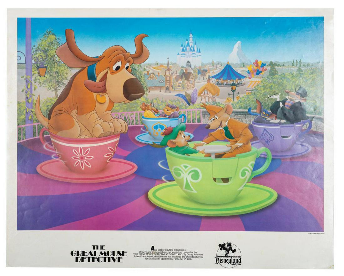 Great Mouse Detective at Disneyland Print. (1 of 1)