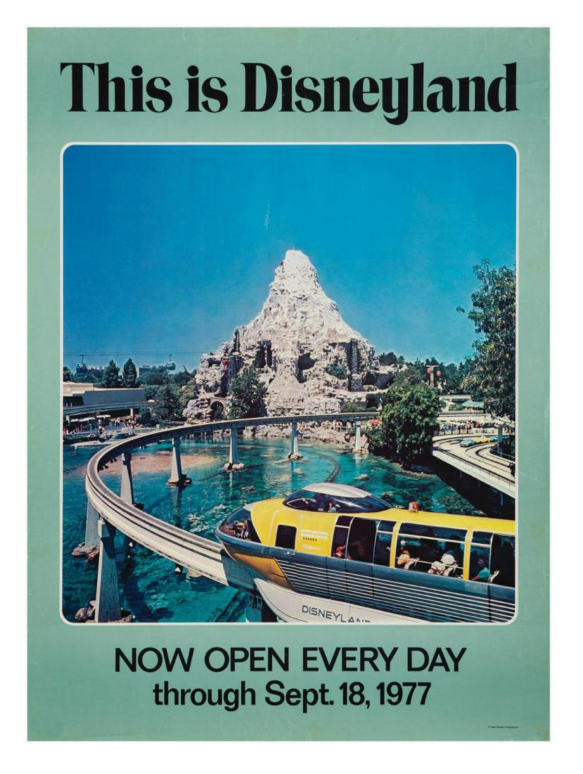 This is Disneyland Poster. (1 of 1)