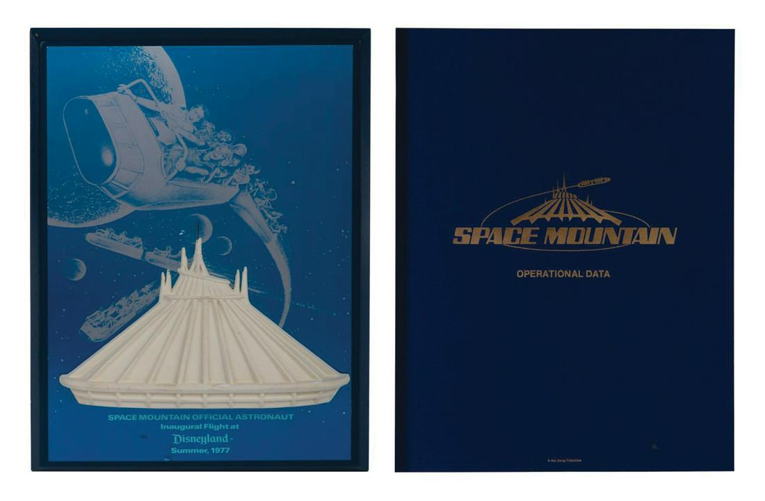 Space Mountain Cast Inaugural Flight Plaque. (1 of 4)