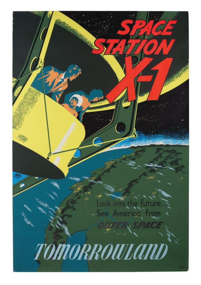 Space Station X-1 Attraction Poster. (1 of 1)