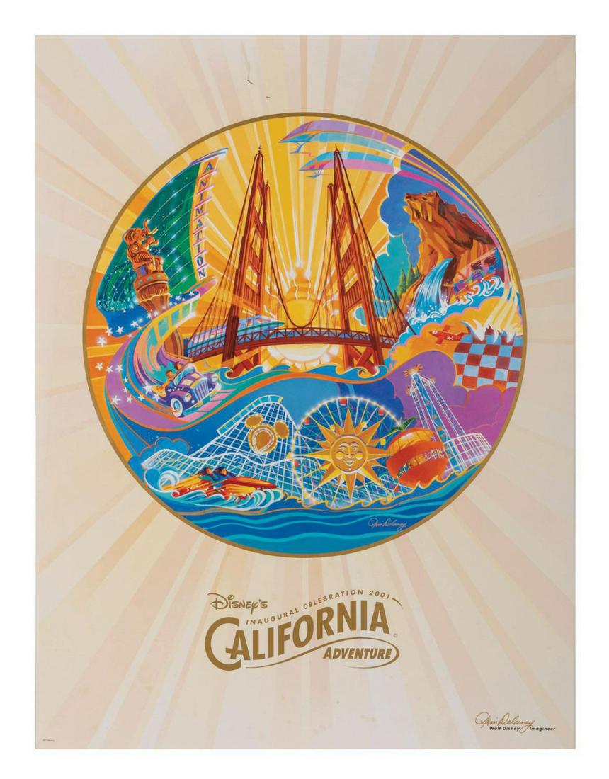 Disney's California Adventure Print by Tim Delaney. (1 of 1)
