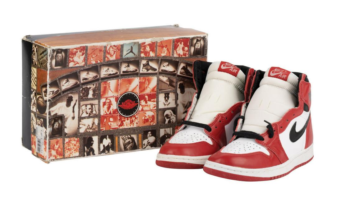 Rare Pair of Rereleased Nike Air Jordan Is & Box. (1 of 20)