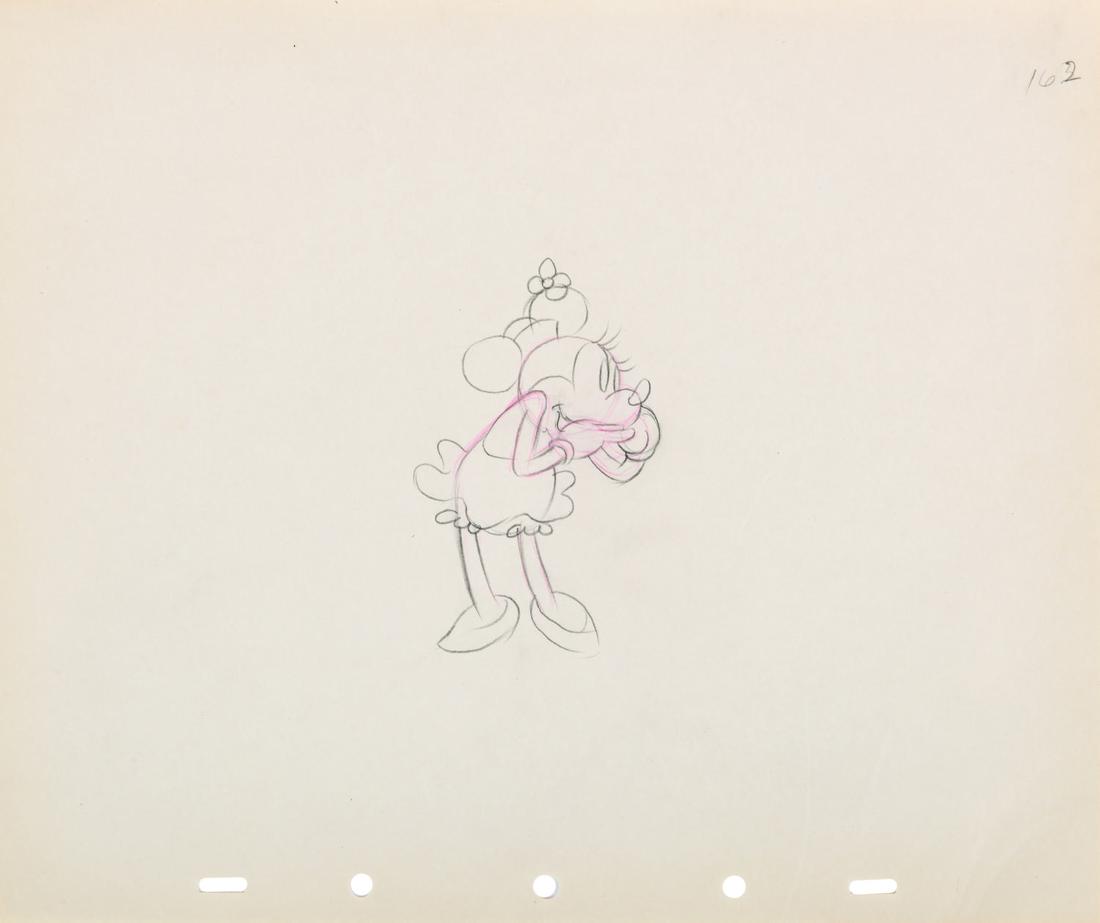 An Original Production Drawing from "Mickey's Rival." (1 of 1)