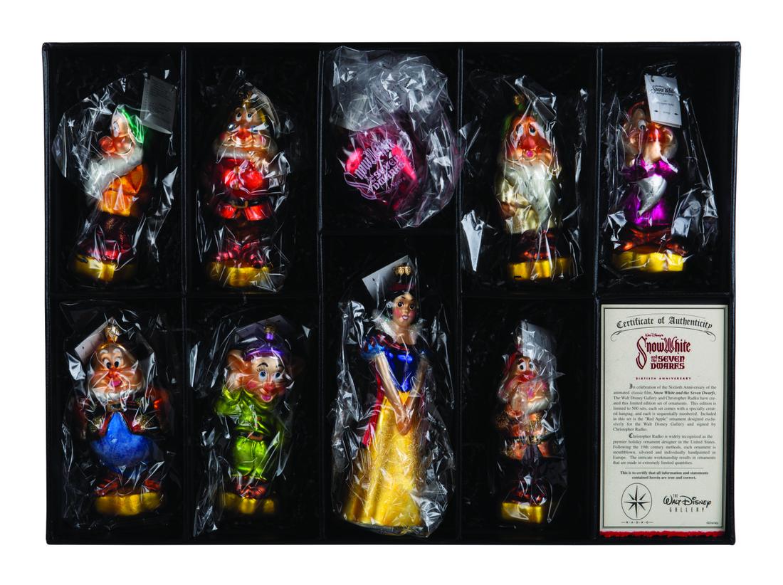 Snow White 60th Anniversary Radko Christmas  Ornaments. (1 of 2)
