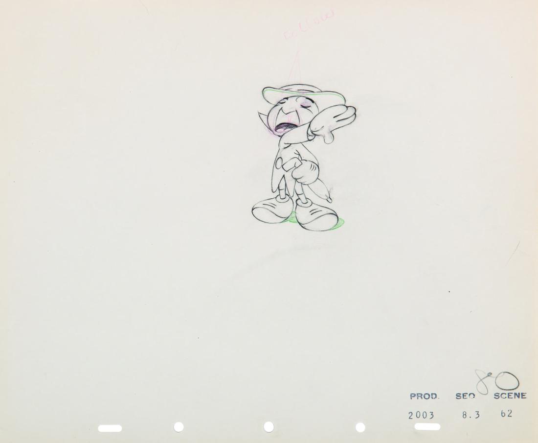An Original Production Drawing from "Pinocchio." (1 of 1)