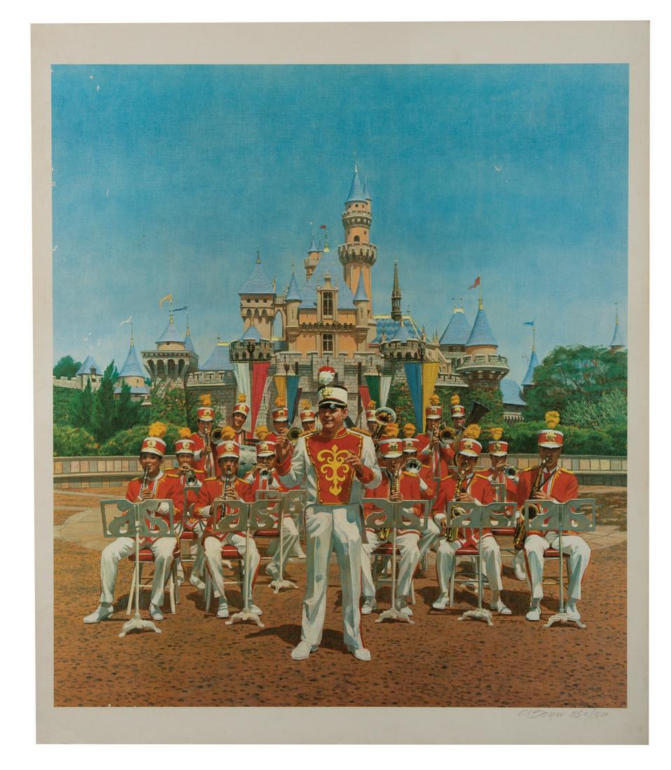 "Walt's Music Makers" Print Signed by Charles Boyer. (1 of 2)