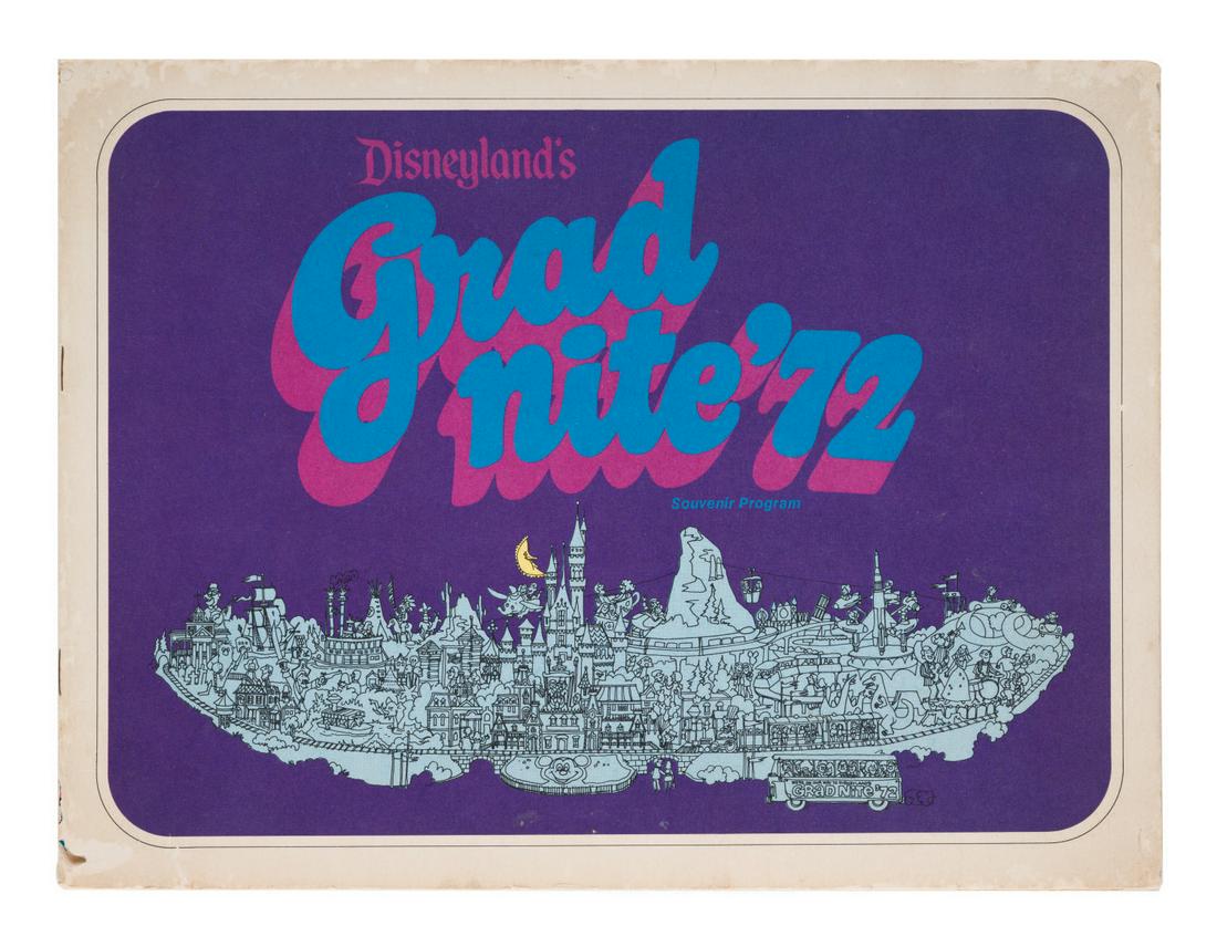 A Disneyland Grad Nite '72 Souvenir Program. (1 of 7)