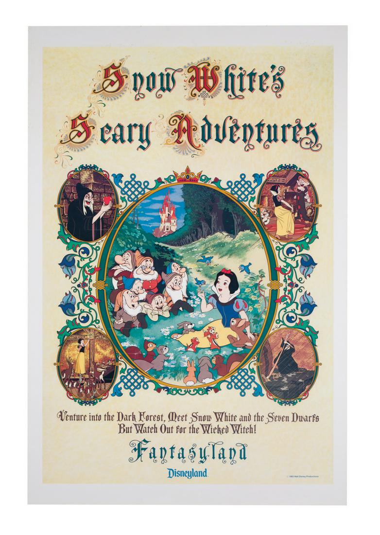 A "Snow White's Scary Adventures" Attraction  Poster. (1 of 1)