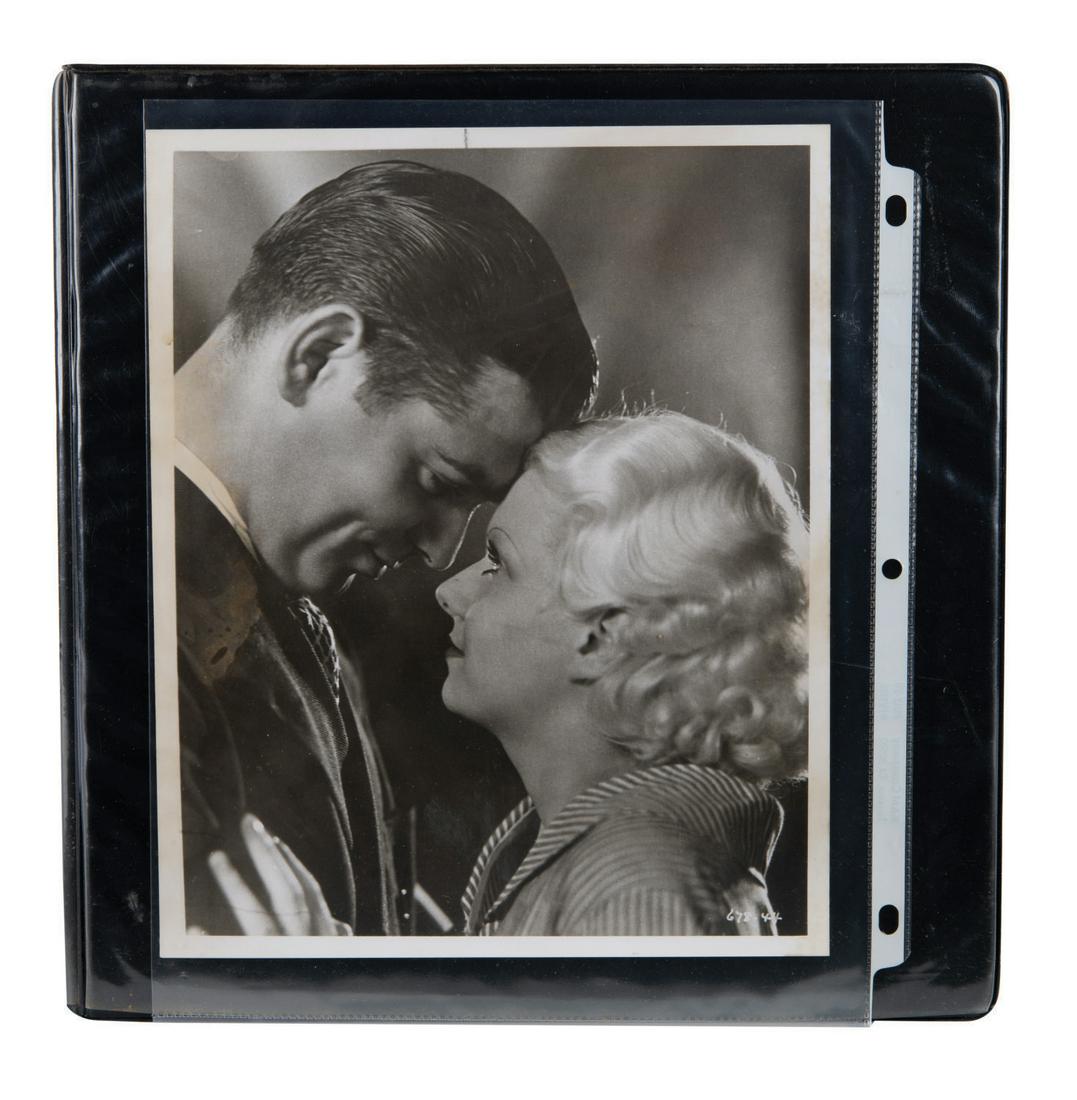 A Collection of Jean Harlow Photos & Publicity Stills.: (Jean Harlow, 1929-1930s) An impressive collection of (93) photos of Jean Harlow. The sets include glamour photography, film publicity photos, and a single nude. Measuring 8"x10", the glossy prints ar