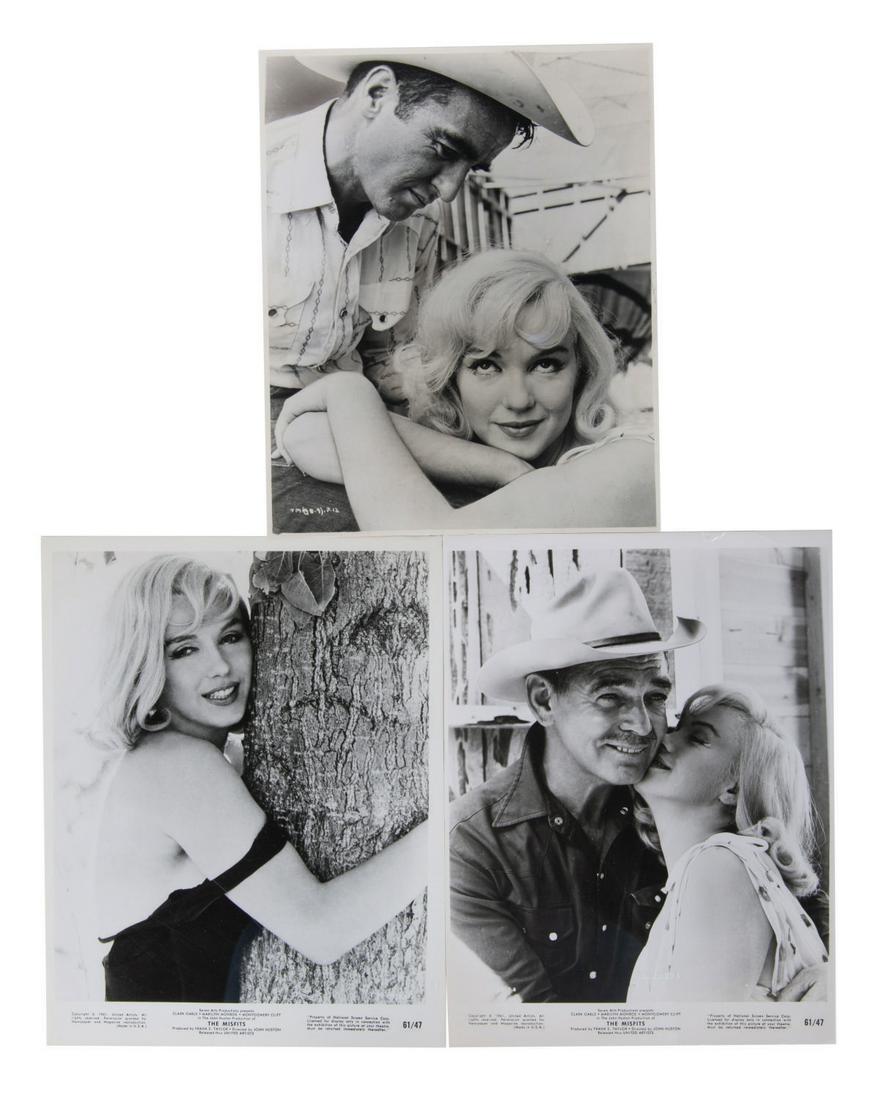 Set of (3) "The Misfits" Marilyn Monroe Photos. (1 of 4)