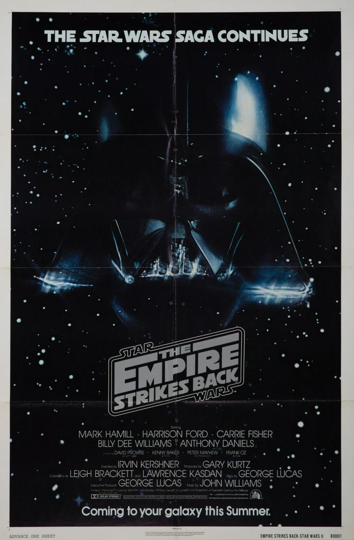 An Original "Empire Strikes Back" Advance Poster. (1 of 1)