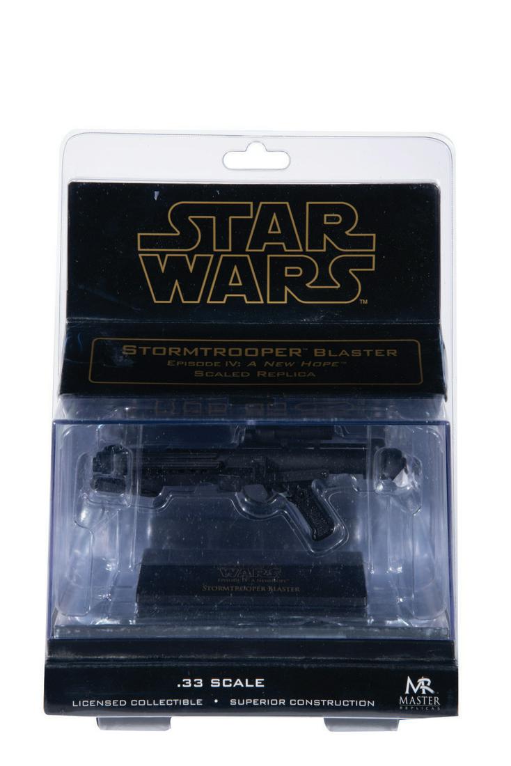 A Scaled Stormtrooper Blaster Chrome Replica. (1 of 2)