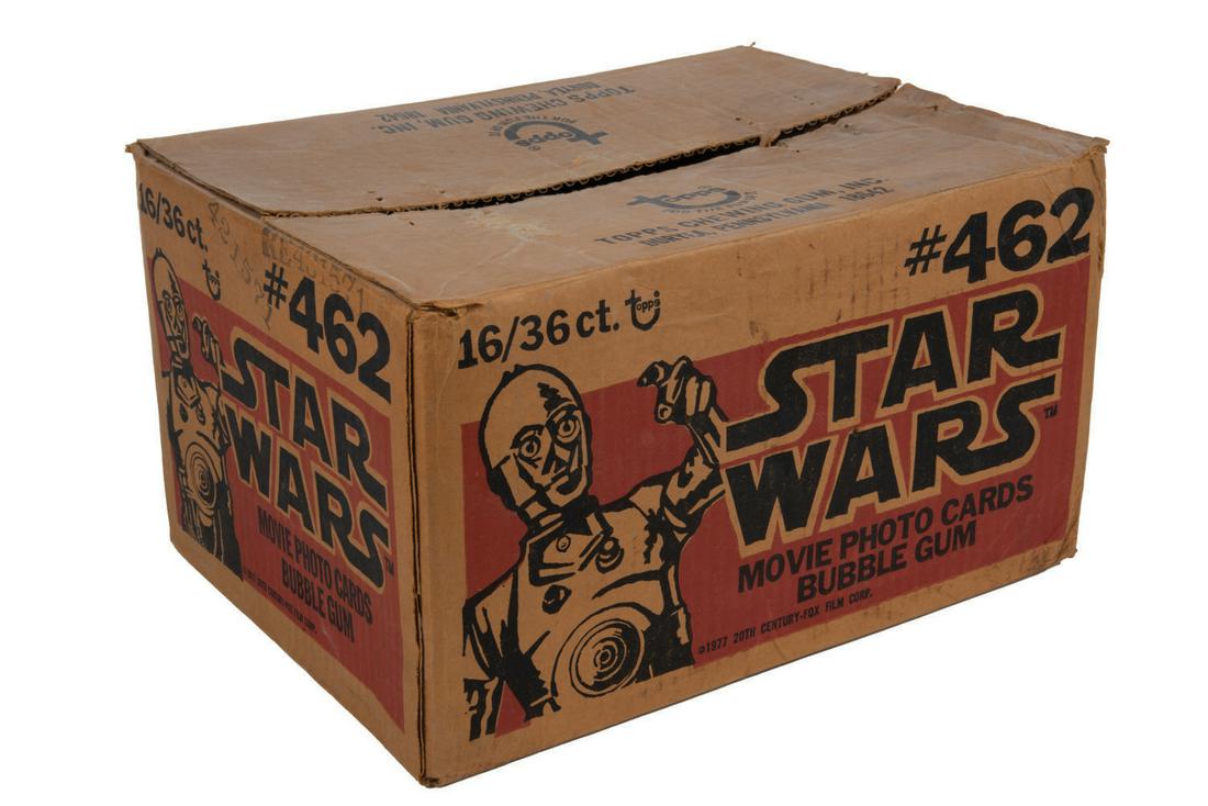 A Star Wars Topps Chewing Gum Shipping Box. (1 of 1)