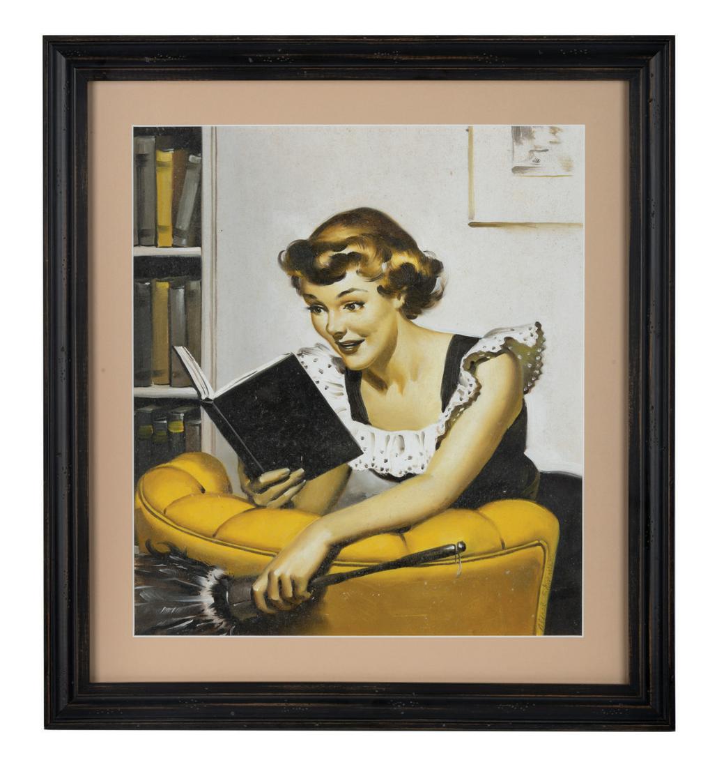 An Original Illustration Art by Alfred Sherman. (1 of 1)