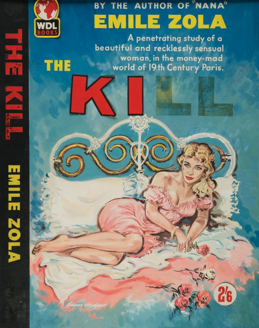 "The Kill" Cover Painting by Edgar Hadges. (1 of 1)