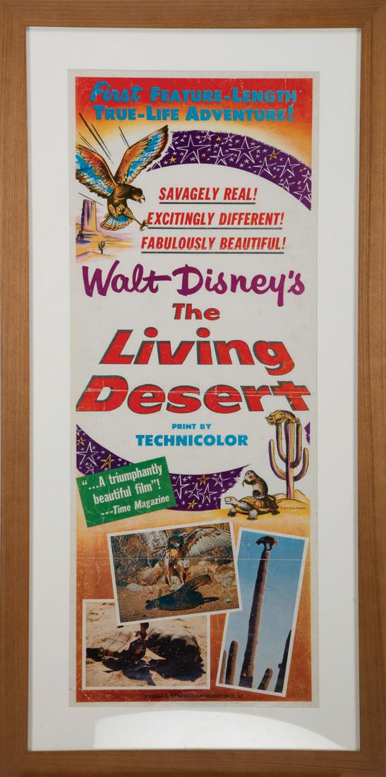A "Walt Disney's The Living Desert" Insert Poster. (1 of 2)