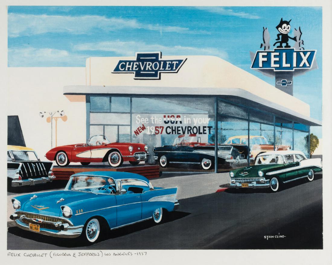 Ronnie Cutrone Felix The Cat Print