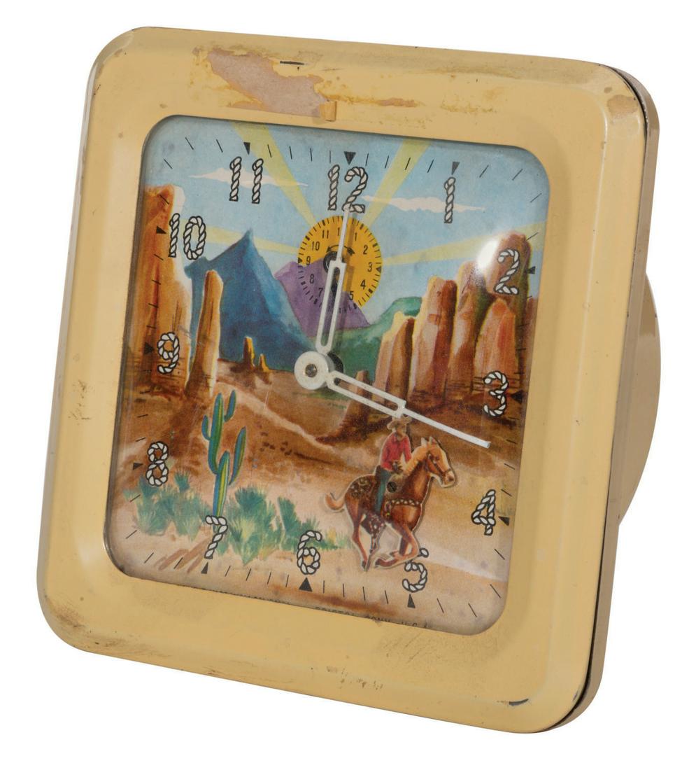 A Roy Rogers and Trigger Animated Alarm Clock. (1 of 1)