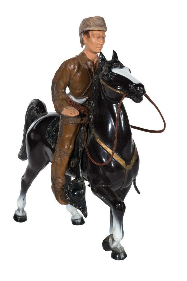 A Davy Crockett and Horse Toy. (1 of 1)