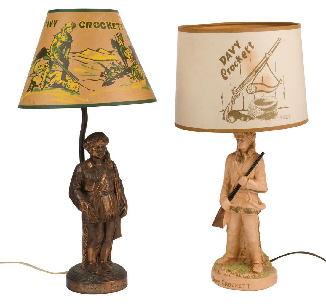 Pair of Davy Crockett Lamps by H.R. Becker & Remco. (1 of 1)