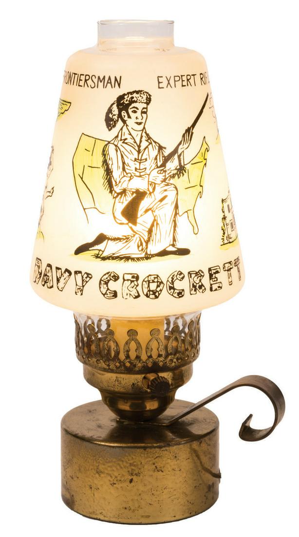 A Davy Crockett Hurricane Lamp. (1 of 1)