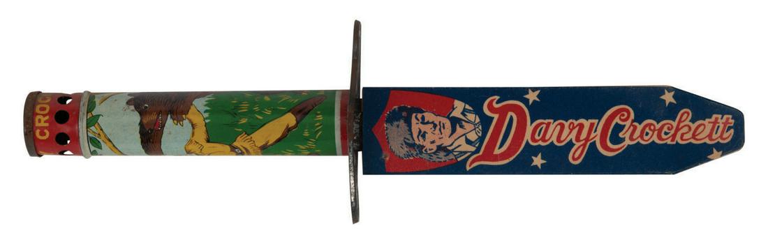 A Davy Crockett Whistling Toy Knife. (1 of 2)